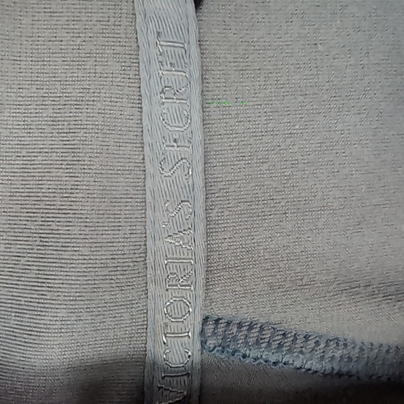 Victoria's Secret On Point Teal Velour Pullover Crop Hoodie Size Medium - Picture 6 of 7